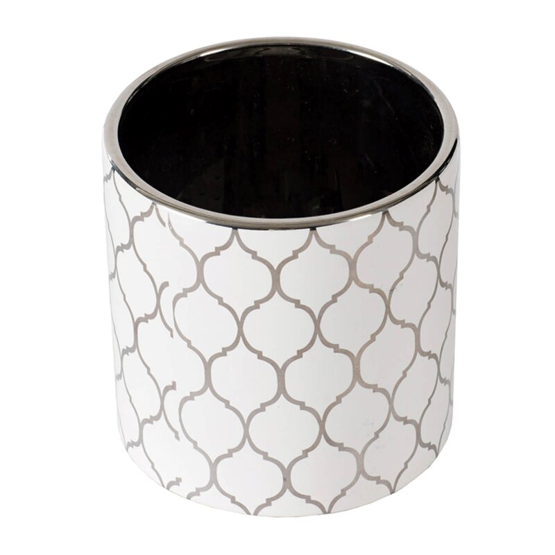White Towe 100% Ceramic Pot Planter CL905