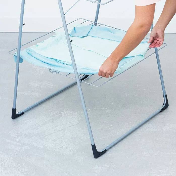 51.57" H x 26.38" W x 1.97" D Tower Folding Clothes Drying Rack