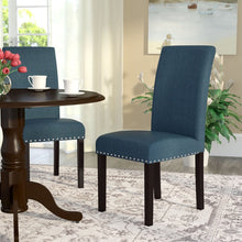 Load image into Gallery viewer, SET OF 2 Towry upholstered dining chair #9034
