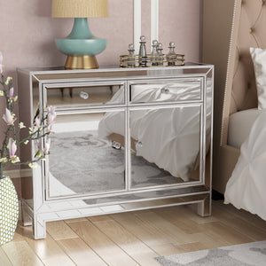 Tracey 2 Drawers Nightstand
