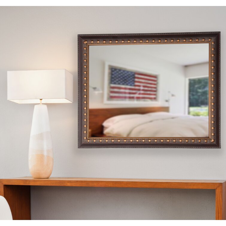 30" H x 46" W Traditional Accent Mirror