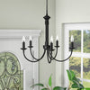 Shaylee 5 Light Candle Style Chandelier, Black (#K1067)