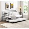 Black Trappe Daybed with Trundle