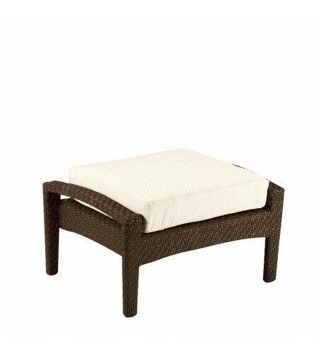 Woodard Trinidad Wicker Ottoman