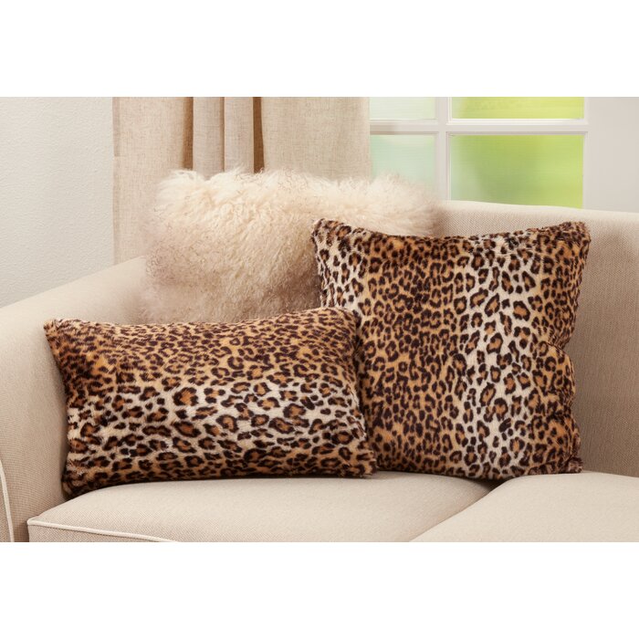 12" x 20" Tulum Cheetah Rectangular Pillow Cover & Insert, (Set of 2)