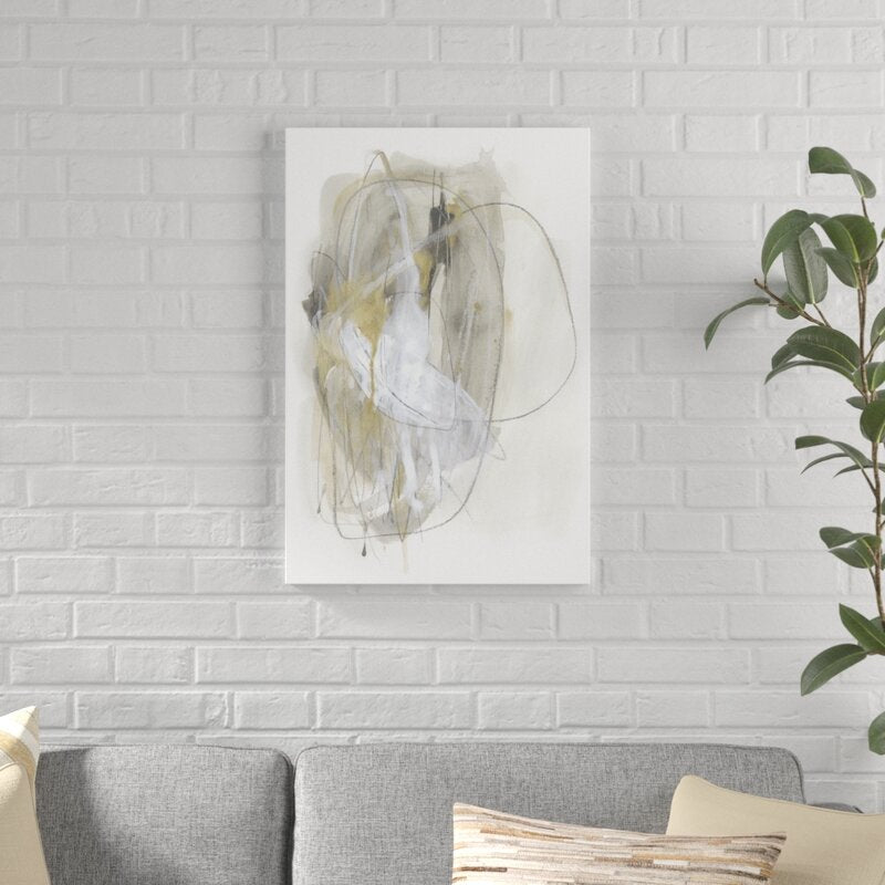 30" H x 20" W x 1.25" D Turbulent III by June Erica Vess - Wrapped Canvas Painting KB2442-A4-B3-P2