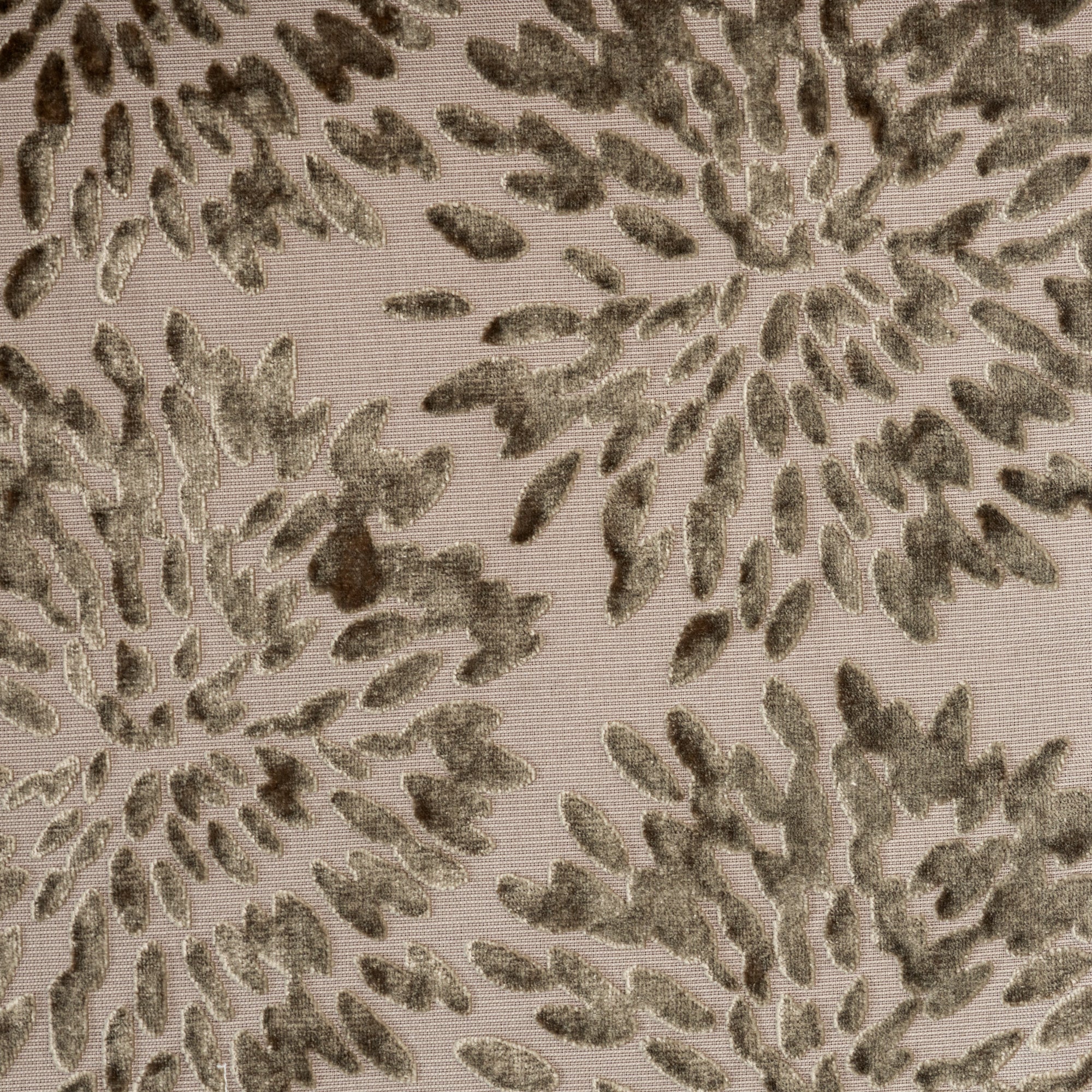 Tuscany Florence Fiori, Floral Pattern Burnout Velvet Upholstery Fabric, 1 yard