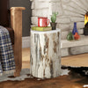 Tustin Solid Wood Tree Stump End Table SHB352