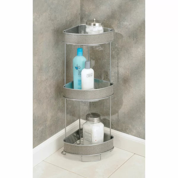 Stainless Steel Floor Shower Caddy – Salvage & Co Indy