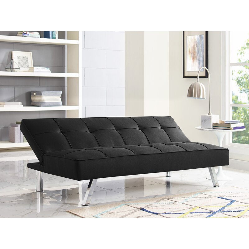 Twin 66.1" Tufted Back Convertible Sofa 7100