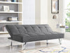 Load image into Gallery viewer, Twin 66.1&quot; Tufted Back Convertible Sofa, Charcoal (#K3931)