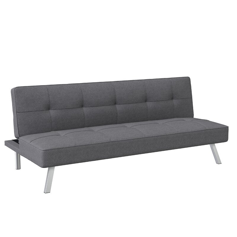 Twin 66.1" Wide Tufted Back Convertible Sofa K7726
