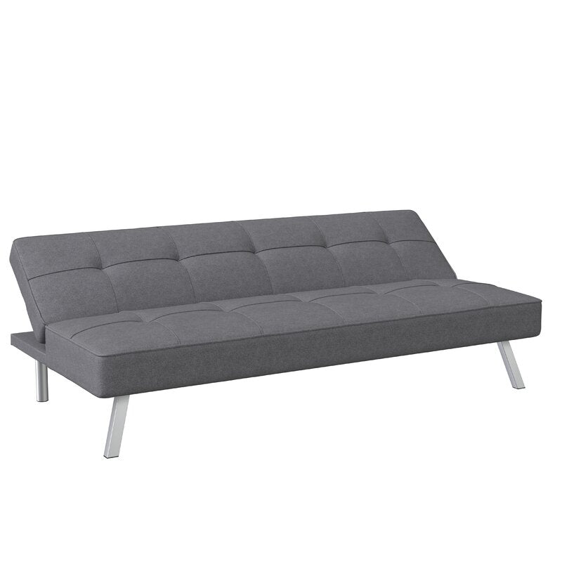 Twin 66.1" Wide Tufted Back Convertible Sofa K7726