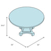 Black Tynan Dining Table #HA394