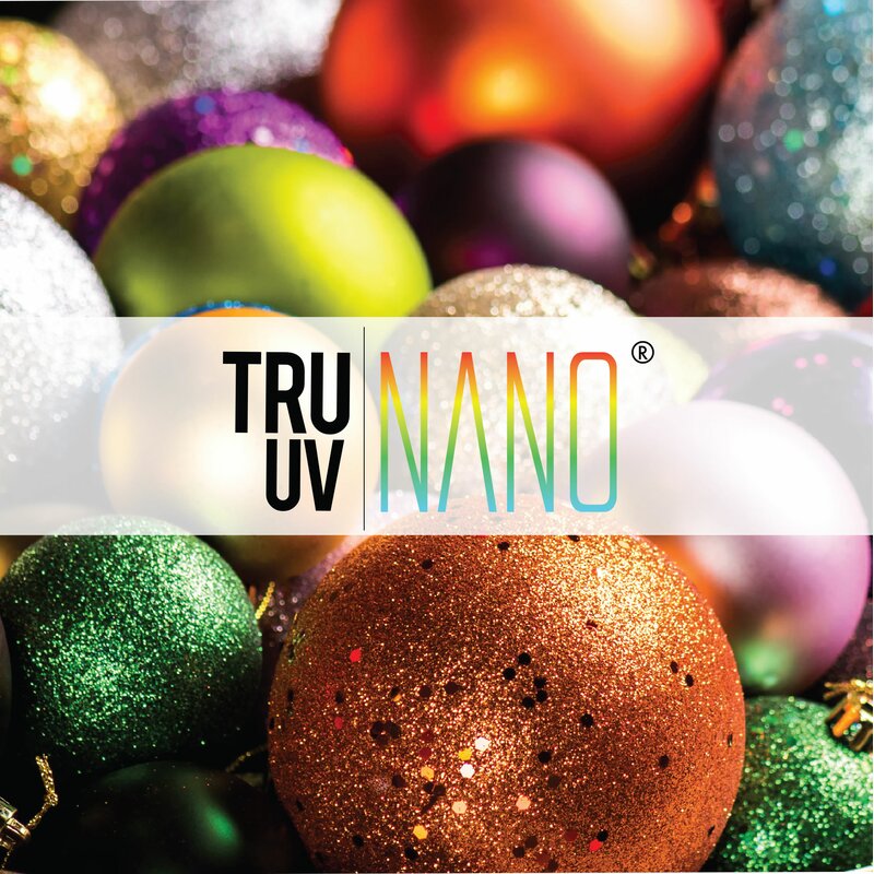 4.75" H x 4.75" W x 4.75" D Champagne UV Drilled Candy Ball Ornament (Set of 4) SHS134