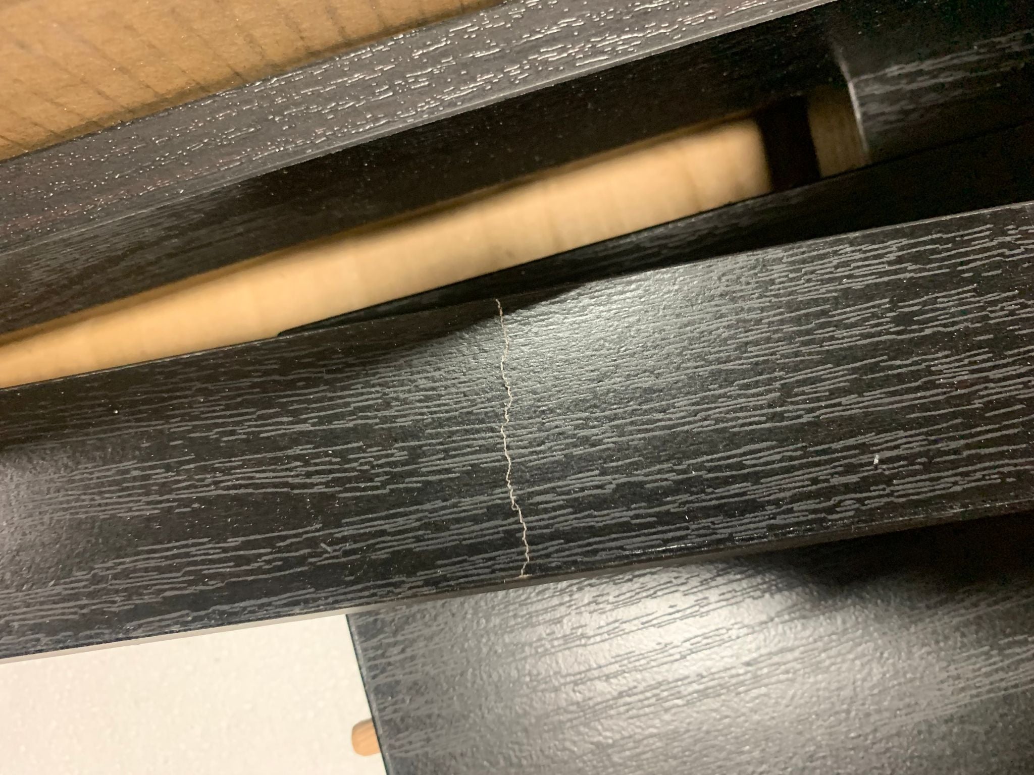 Black Grain Partain TV Stand for TVs up to 65"