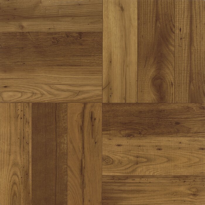 2 BOXES - Units  Criswood 12" x 12" x 0.45mm Oak Vinyl Tile - 90 Square Feet (#K4847)