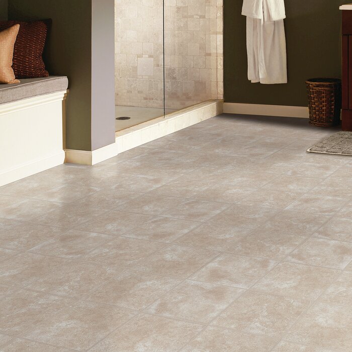 1 Box - Units Overlook II 12" x 12" x 3mm Vinyl Tile, Sandstone - 45 Square Feet (#K4386)
