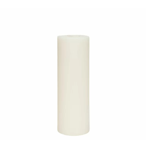 15" H x 5" W x 5" D Unscented Pillar Candle