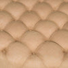 Wide Tufted Upholstered Ottoman