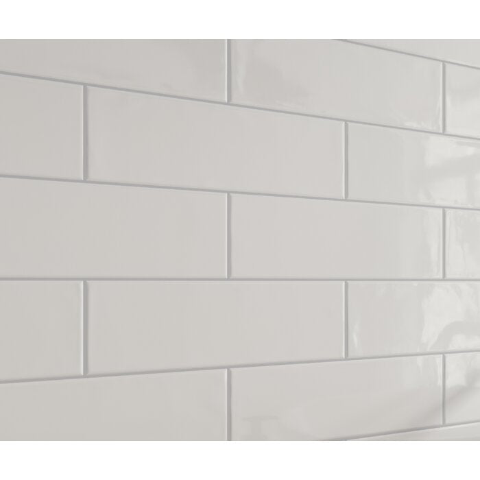 14 BOXES - Urbano 4" x 12" Ceramic Subway Tile, White - 140 Square Feet **2 Additional Boxes (20 square feet) Included** (#K6398 - 16 BOXES)
