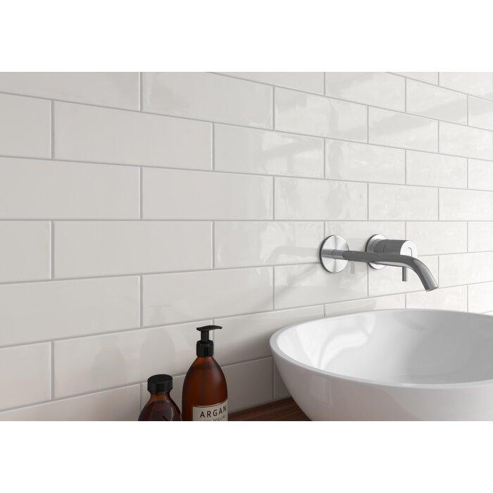 16 BOXES - Urbano 4" x 12" Ceramic Subway Tile, White - 160 Square Feet **2 Additional Boxes (20 square feet) Included** (#K6518 - 18 BOXES)