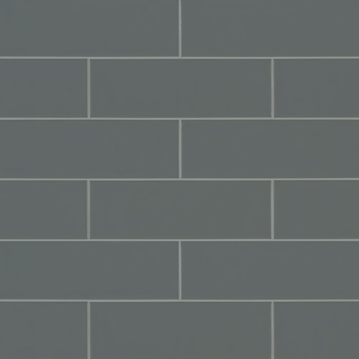 17 Boxes - Urbano 4" x 12" Ceramic Subway Tile, Graphite - 180 Square Feet **1 Additional Box (10 square feet) Included** (#K6516 - 18 BOXES)