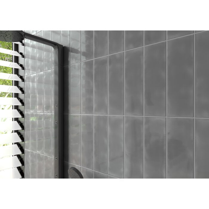 17 Boxes - Urbano 4" x 12" Ceramic Subway Tile, Graphite - 180 Square Feet **1 Additional Box (10 square feet) Included** (#K6516 - 18 BOXES)
