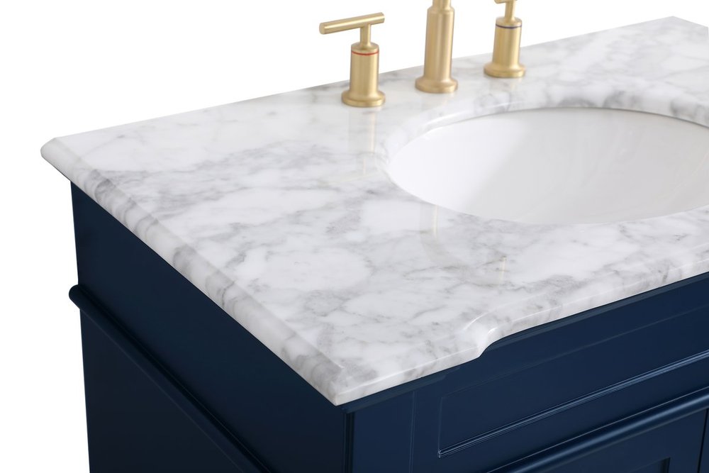 36 inch Single Bathroom Vanity set in Blue (TWTX7) KBO397