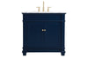 36 inch Single Bathroom Vanity set in Blue (TWTX7) KBO397