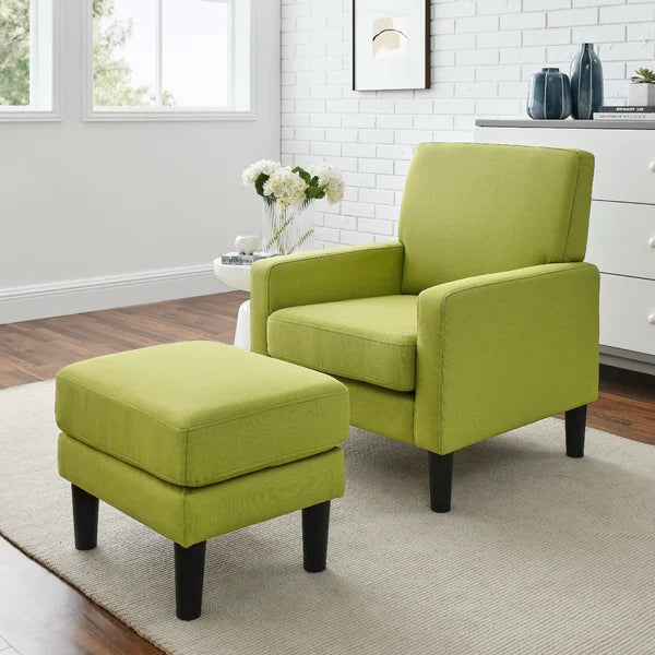 Vacaville 27.5'' Wide Armchair and Ottoman