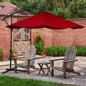 Vassalboro 10' Cantilever Umbrella, Red (#K3889)