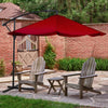 Vassalboro 10' Cantilever Umbrella, Red (#K3889)