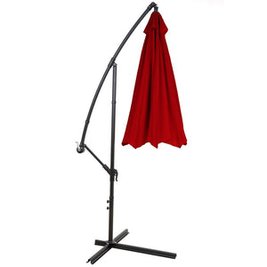 Vassalboro 10' Cantilever Umbrella, Red (#K3889)