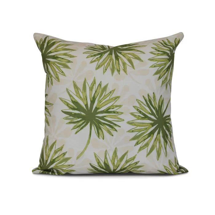 18" H x 18" W x 3" D Green Vathylakas Square Pillow Cover & Insert