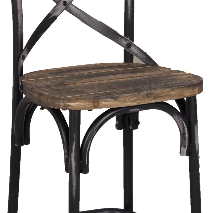 Black Veale Yahir Bar Stool - Single
