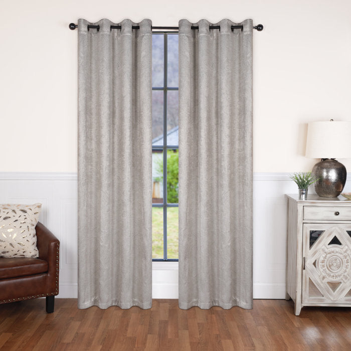 52" W x 84" L Vedder Polyester Curtain (Set of 2)