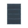 Set of 4 - Velvet Wall Paneling, Peacock Blue (#65)