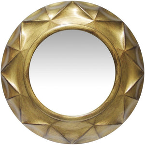 Vigil Accent Mirror, Brushed Gold (#896)