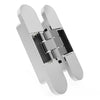 Chrome Hidden Invisible Concealed Door Hinge 3D 3-Way Adjustable 180 Degree Swing