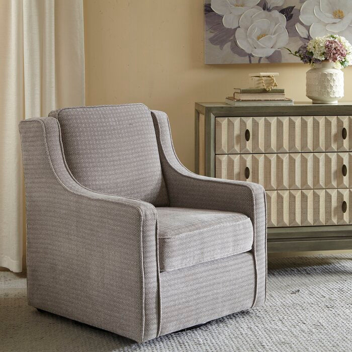 Vineland Swivel Armchair, Gray (#K6330)