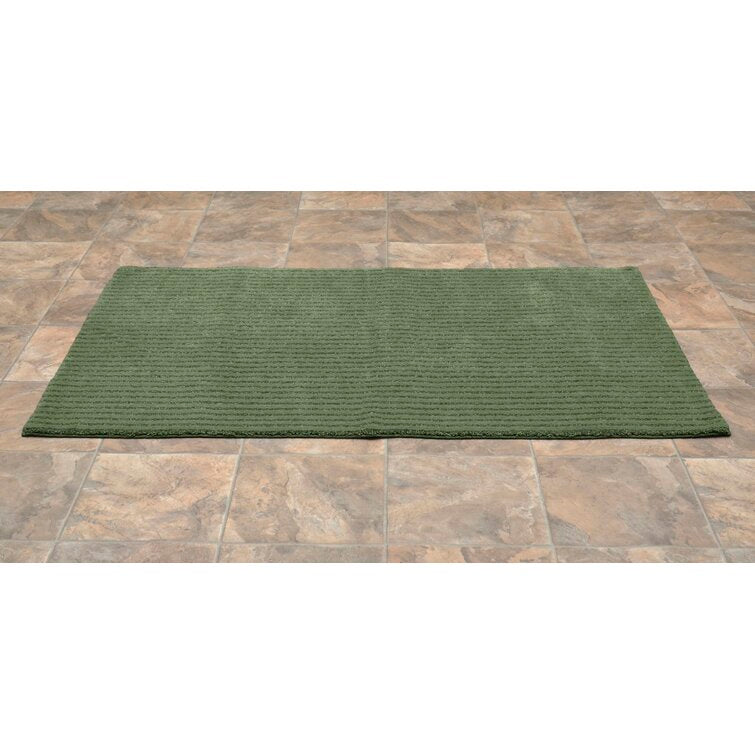 30" x 50" Deep Fern Viridian Rectangular Bath Rug