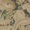 Queen Comforter + 2 Shams + 1 Bed skirt Dark grey, Parchment, Ochre, Sage, and Brown. Volterra Comforter Set SC246
