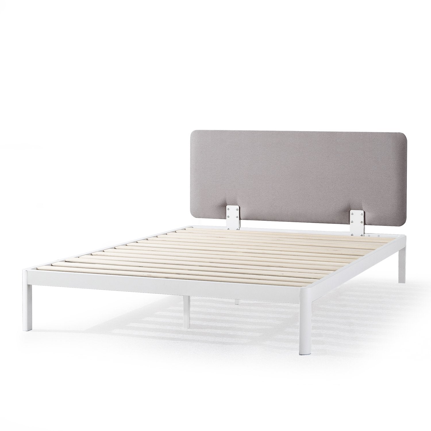 Kert 12" Oak Grey Platform Bed - King (#K2593)