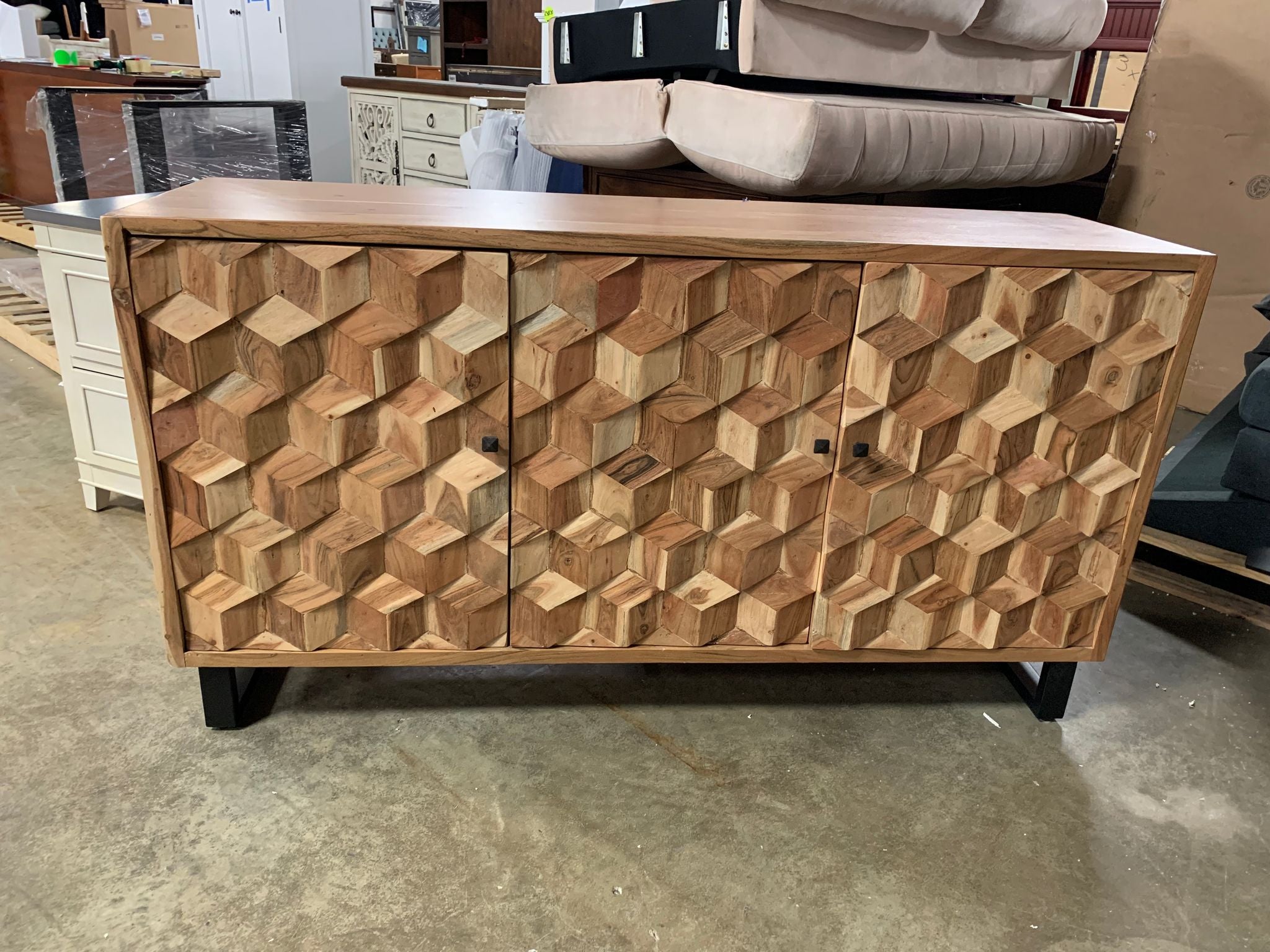 Yepez 63'' Wide Acacia Sideboard CYB883