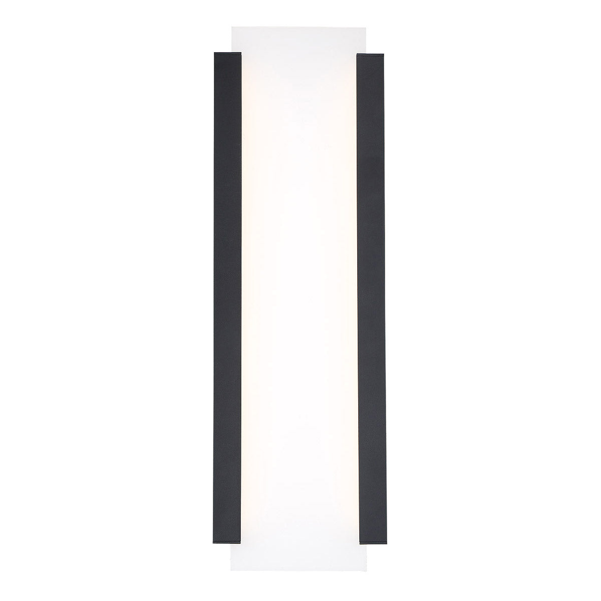 Fiction LED 20 inch Black Outdoor Wall Light in 20in, dweLED KB2430-A4-B3-P1