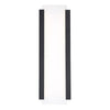 Fiction LED 20 inch Black Outdoor Wall Light in 20in, dweLED KB2430-A4-B3-P1