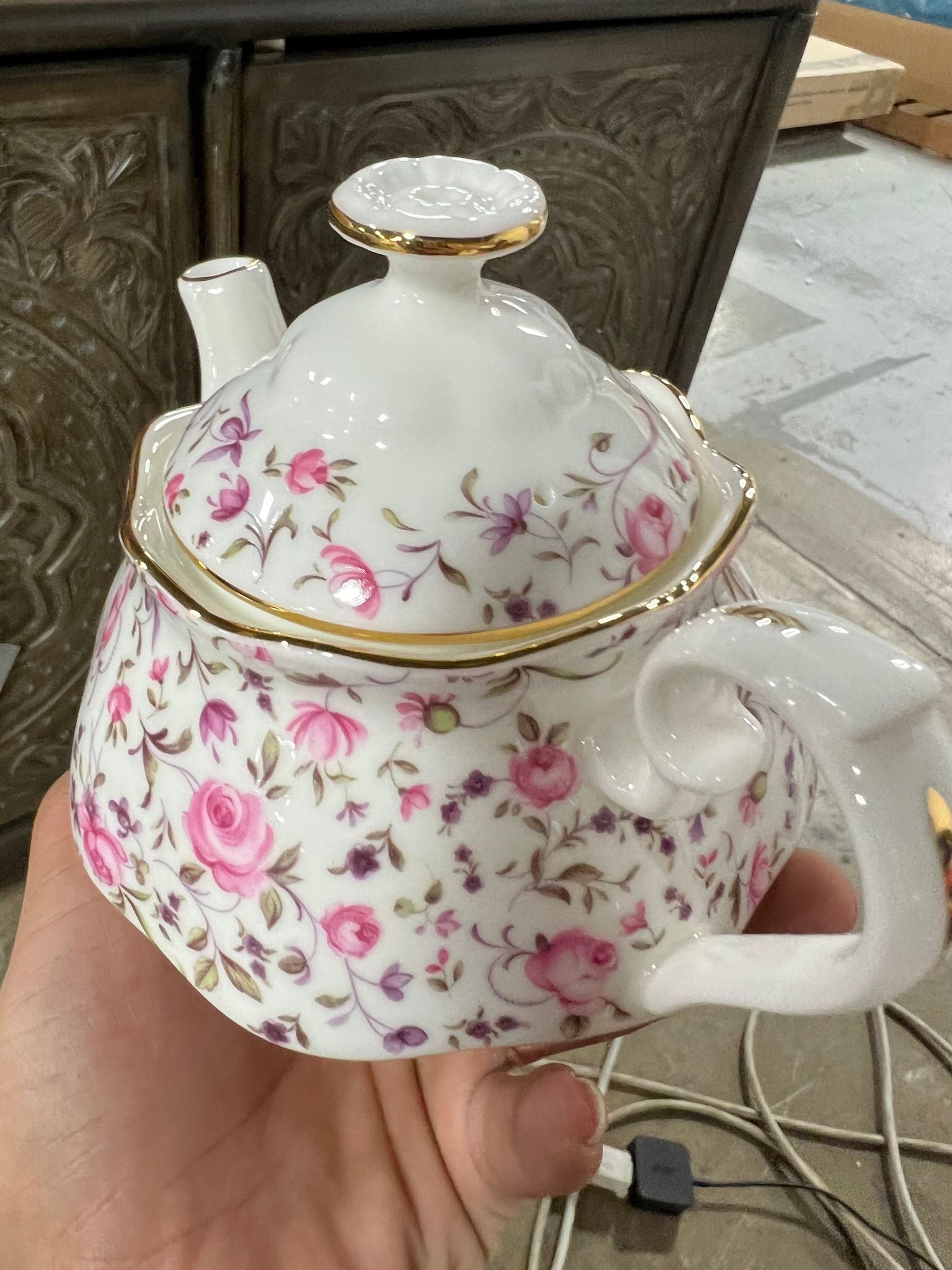 Royal Albert Rose Confetti 3 Piece Bone China Teacup & Saucer Set (Set of 6)