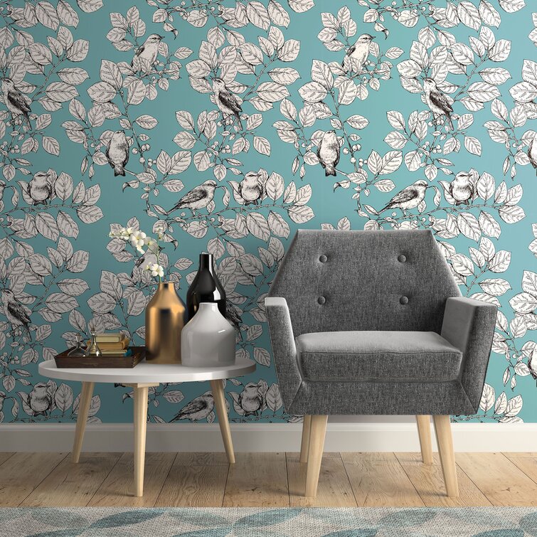 24" W x 48" L Walbridge Animal Removable Peel and Stick Wallpaper Panel