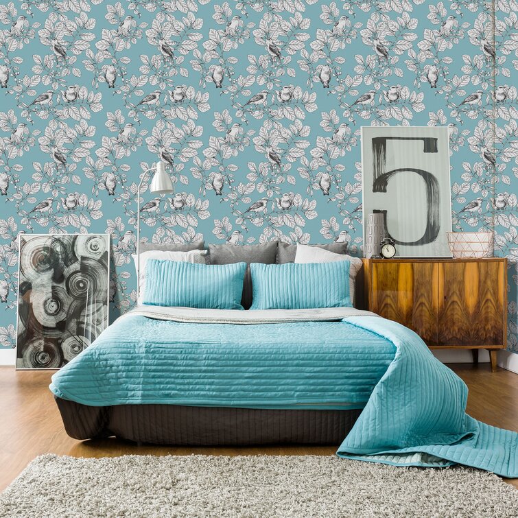 24" W x 48" L Walbridge Animal Removable Peel and Stick Wallpaper Panel